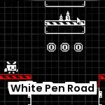 white pen road Unblocked gameplay screenshot