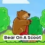 bear on a scooter Unblocked gameplay screenshot